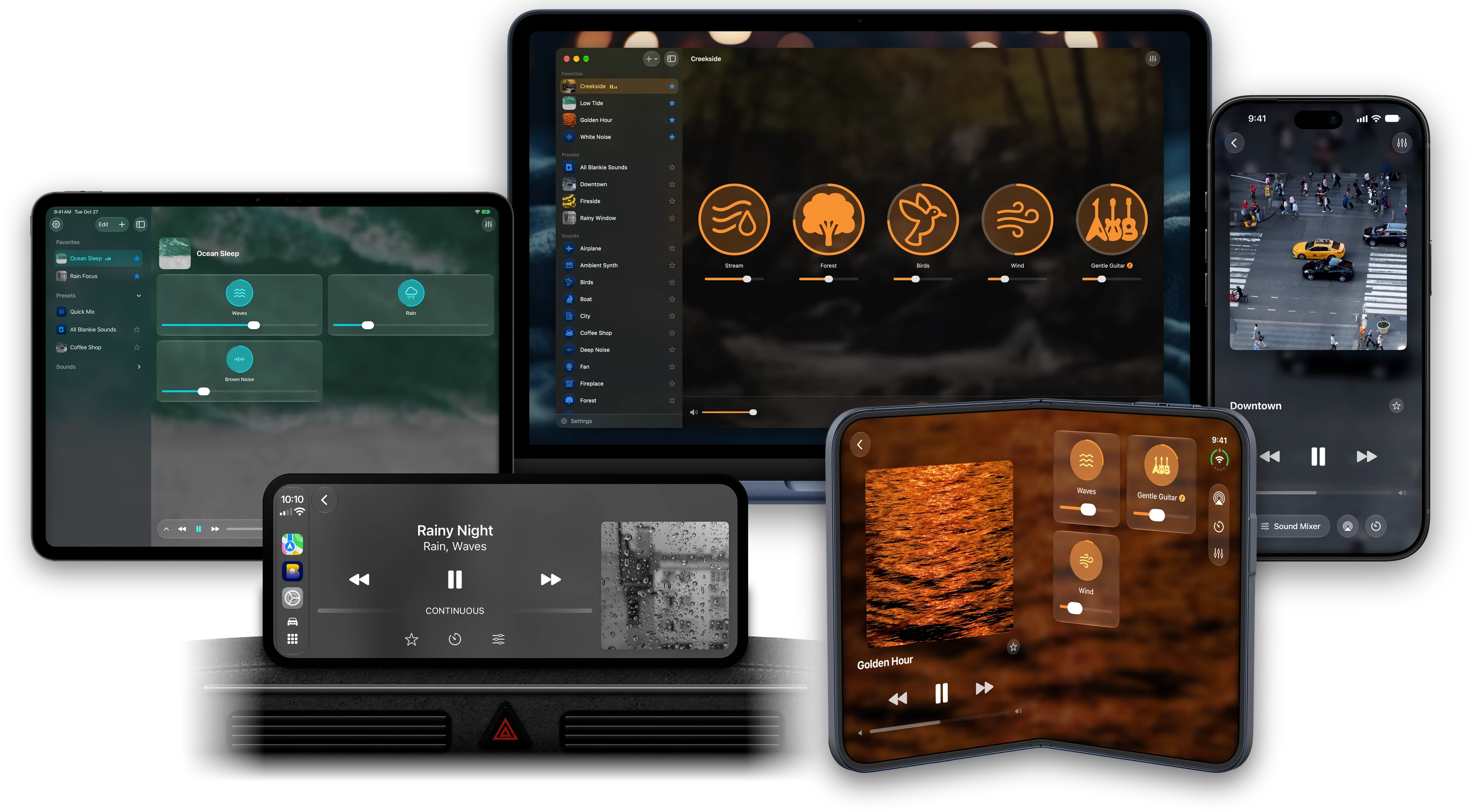 Blankie on iPad, Mac, iPhone, CarPlay and iPhone Duo